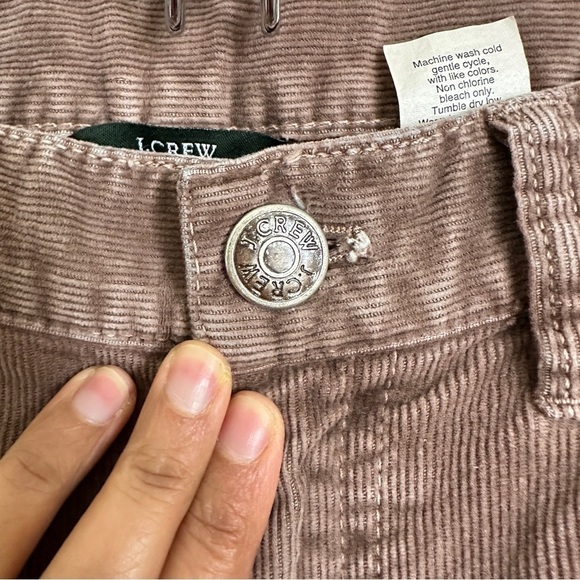 J. Crew Women's Toothpick Super Skinny Stretch Corduroy Ankle Zip Pants Size 30 - Picture 8 of 11